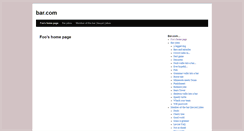 Desktop Screenshot of bar.com
